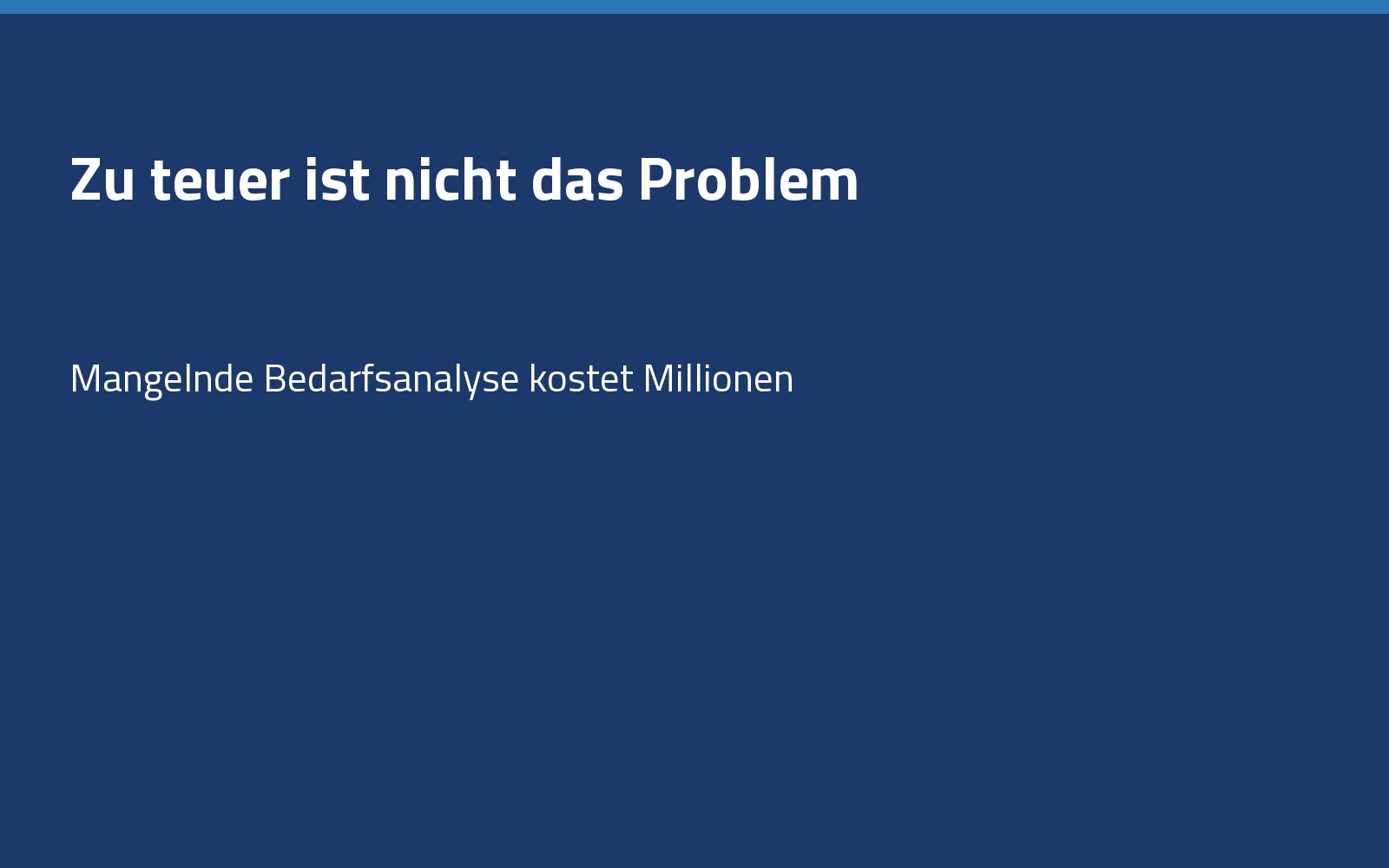Pressemitteilung: Bedarfsanalyse im technischen Vertrieb